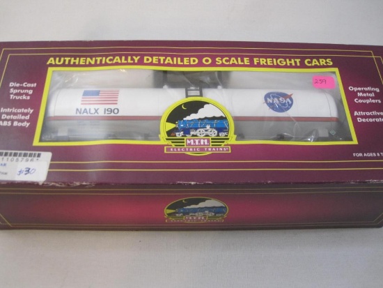 MTH NASA Tank Car #190 Item No. 20-96020, O Scale, new in box, MTH Electric Trains, 1 lb 4 oz