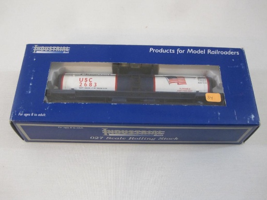 Industrial Rail USC 2683 US Chemical Tank Car, O27 Scale Rolling Stock, in original box, IDM6006, 1