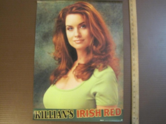 Killian's Irish Red Beer Poster, 24" x 17", 1997 UniBev LTD, poster will be rolled and may be