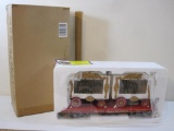 Circus Flat Car with 2 Cage Cars (Bear & Gorilla), Emmett Kelly Jr Circus, Item 98372M, Bachmann G