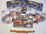 Lot of Assorted NASCAR Memorabilia including signed Derrike Cope Card, Sterling Marlin, Michael
