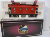 MTH Tinplate Traditions No 500 Series Standard Gauge Caboose Item No. 10-2135, Red with Nickel, in