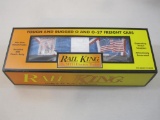 Rail King Ground Zero Spirit Flag Raising Box Car Item No. 30-74088, O Scale, new in box, MTH