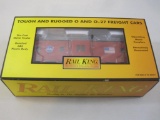 Rail King NASA Bay Window Caboose Item No. 30-7735, O Scale, new in box, MTH Electric Trains, 1 lb 9