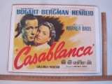 Casablanca Movie Poster, IRA Roberts Publishing Inc 1978, 18