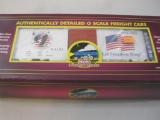 MTH American Freedom 40' Single Door Box Car Item No. 20-93092, O Scale, new in box, MTH Electric