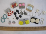 Lot of Assorted Fashion Pierced Earrings, 6 oz