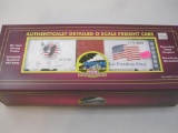 MTH American Freedom 40' Single Door Box Car Item No. 20-93092, O Scale, new in box, MTH Electric