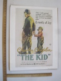Charles Chaplin in The Kid Movie Poster, 18