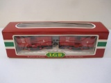 LGB GFRR Grizzly Flats Gondola Passenger Cars 30440, in original box, Lehmann Gross Bahn, G Scale, 2