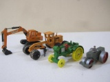 Lot of 4 Construction Vehicles, 5 oz