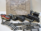 Marx Stream Line Steam Type Electrical Train Set including Steam Locomotive 999, New York Central