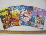 Four Comic Books from Marvel and Cherry Comics including Mad-Dog Pavlov's Response No. 2 June 1993,