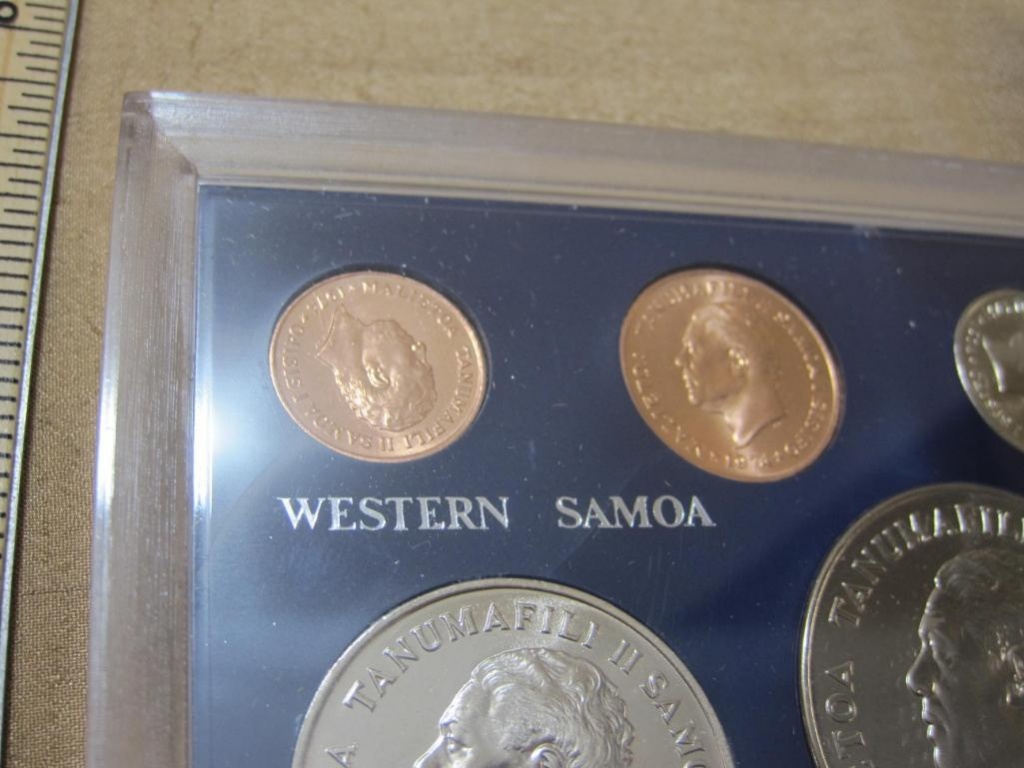 アンティーク 西サモア コイン 7種 Western Samoa 1974年 [定休日以外