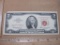 1963 US Red Seal Two Dollar Bill A13757790A