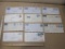 Batch of Stamped and Postmarked 1960s Air Mail Envelopes include eight from Sweden, and three from