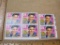 US Postage Stamps One block of Four and One Block of Two 29 Cent Elvis Rock & Roll Singer 1935-1977