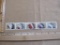 Block of Five Native American 25 Cent US Postage Stamps