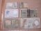 Six Foreign Paper Currency Notes including 1930s-1940s French 5, 20, and 100 Francs, 1922 German