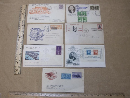 First Day Covers 1930s includes 75th Anniversary Civil War Series, First National Air Mail Week,