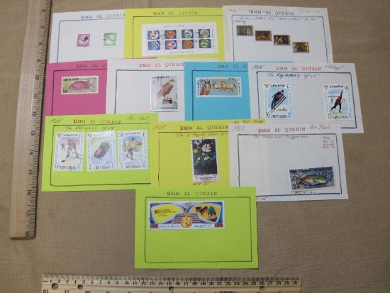 United Arab Emirates Umm Al Qiwain Hinged Postage Stamps 1960s-1970s