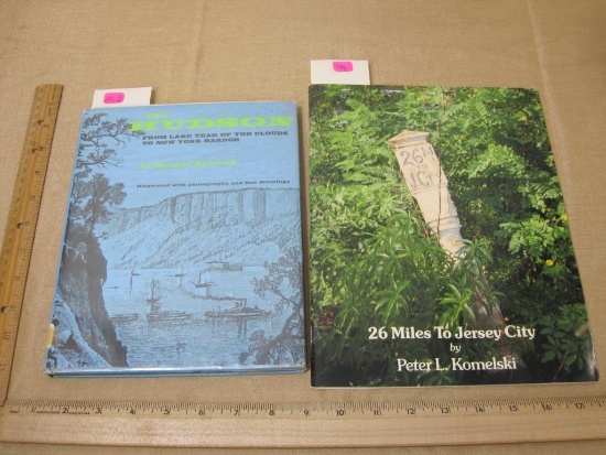 Two books, The Hudson From Lake Tear of the Clouds to New York Harbor by Manuel Komroff Copyright