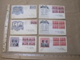 American Heroes 1937 First Day Covers including Navy Heroes (two 2 cent Thomas MacDonough and