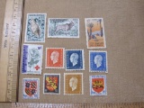 French Republic Postage Stamp Lot that also includes stamps from French Somali, Republique du Congo,