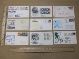 Aerospace First Day Covers 1970s includes United Nations Peaceful uses of Outer Space, USAF Secret