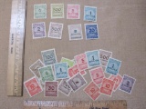 German Deutsches Reich Lot Includes 500 Tausend Postage Stamps, 1923 1 Million and 2, 4, 5, 10, 20,