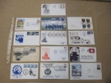 First Day Covers 1980s includes Strategic Missile Firing Nuclear Submarine U.S.S. Henry M. Jackson
