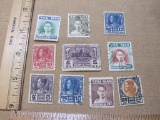 Vintage postage stamps, early 1900's from Thailand Siam, view pictures for details