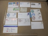Seven Canadian First Day Covers, July to December 1975, four Canadian 1978 covers and more.