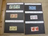 US Postage Stamps including Musical Instruments, 7.7 Cent Music of the Nation, 8.4 Cent Harmony in