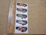US Postage Block of Five 25 Cent Automobile Stamps