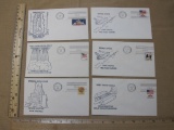 Aerospace First Day Covers: Marshall Space Flight Center, Space Shuttle Free flight landing Engines