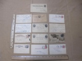 Antique American Post Cards includes Middletown N.Y. 1893 Annual Election of Officers, Iowa City
