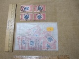 Lot of Canceled 1936 16-Cent US Air Mail Special Delivery Postage Stamps, Scott #CE2