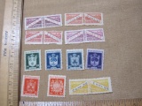 Coat of Arms Postage Stamps from the Republic of San Marino and Bolletta Pacchi, or Parcel Bill,