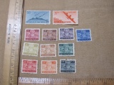 Republic of San Marino Postage Stamps, many from 1945 marked Segnatasse
