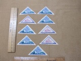 9 San Marino Postage Stamps from 1952, Scott # C82 & C83