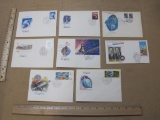 Russia Noyta CCCP First Day Covers with space-themed Postage Stamps from 1963 to 1987