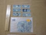 Lot of Canceled 1926 10-Cent US Air Mail Postage Stamps, Scott #C7