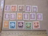 Lot of Assorted Chinese Republic Postage Stamps, some canceled, including Sun Yat-sen and more