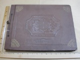 Vintage Photo Album includes Black and White Pictures of People, Automobiles and Monuments from