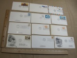 First Day of Issue Envelopes and Postcards Include 1978 USA Airmail 21 cent postcard, 1978 Molly