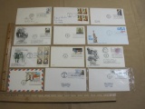 1980s First Day of Issue Covers Include 1980 Saluting Organized Labor, 1981 Dahlia 18 cent, First