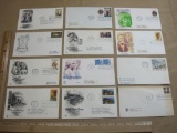 1972 First Day Covers Include Tom Sawyer, Christmas, Pharmacy, 100th Anniversary of Mail Order,