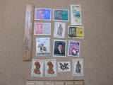 Stamps from Rwanda, some mint some hinged, a few cancelled 1972 and more