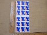 US Postage Stamp USA 29 Cent Sheet Self-Adhesive over $5 value